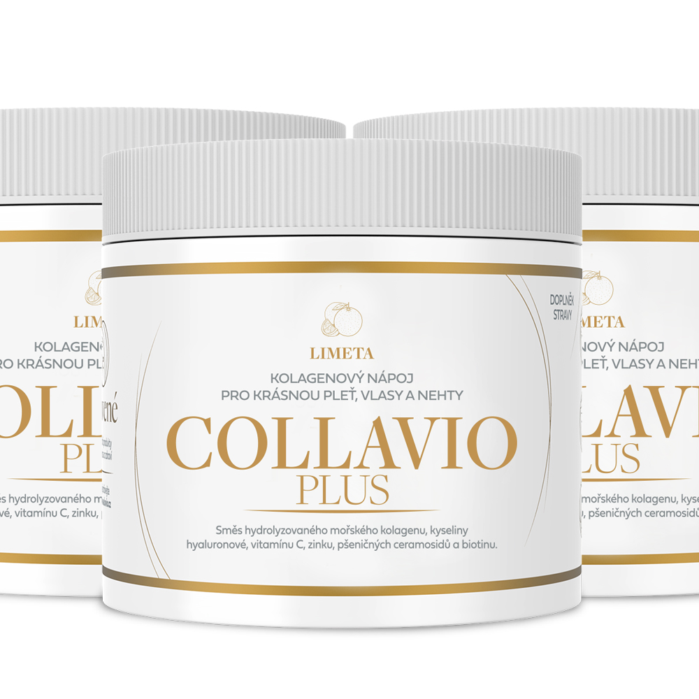 Kolagen drink Collavio Plus limeta - balení 3 kusů