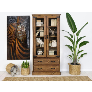 Seart Seart Masivní borovicová vitrína Rustyk 4