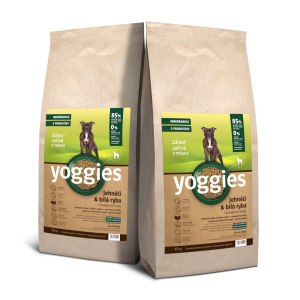 30kg Yoggies Jehněčí maso&bílá ryba, minigranule lisované za studena s probiotiky