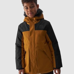 Chlapecká přechodná bunda membrána 5000 - hnědá