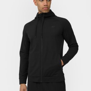 Pánská sportovní mikina se zapínáním a s kapucí