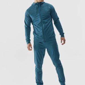 Pánské sportovní rychleschnoucí kalhoty - tyrkysové