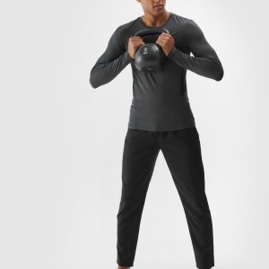 Pánské sportovní rychleschnoucí kalhoty - černé