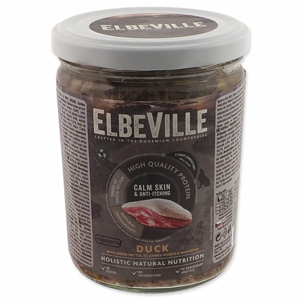 Sklenice Elbeville Calm Skin & Anti-Itching kachna s kopřivou, třezalkou a měsíčkem 440ml