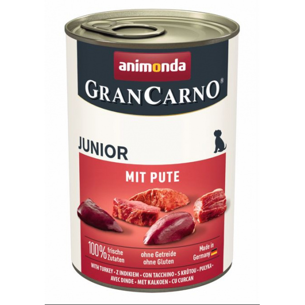 Konzerva Animonda Gran Carno Junior s krůtím 400g