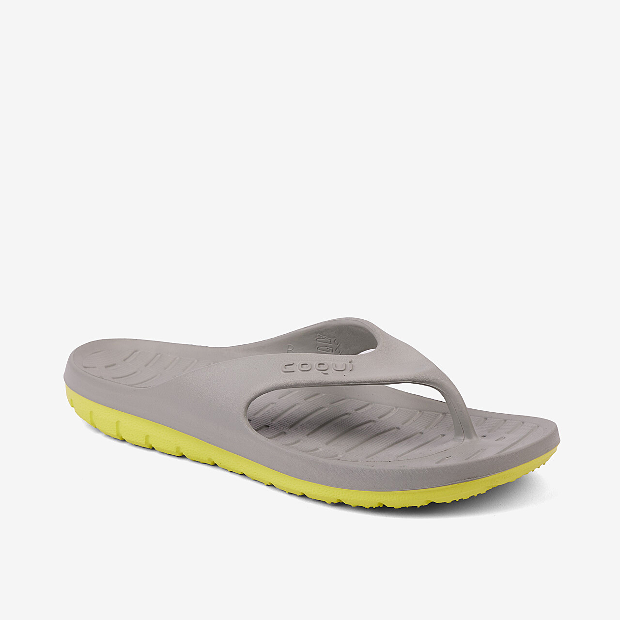 Pánské žabky COQUI ZUCCO Mid. Grey/Citrus