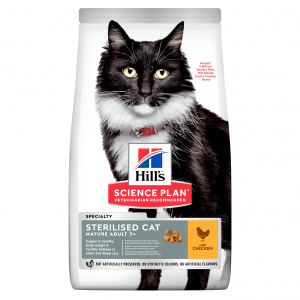 Hill's Science Plan Sterilised Cat Adult 7+ Chicken 10kg
