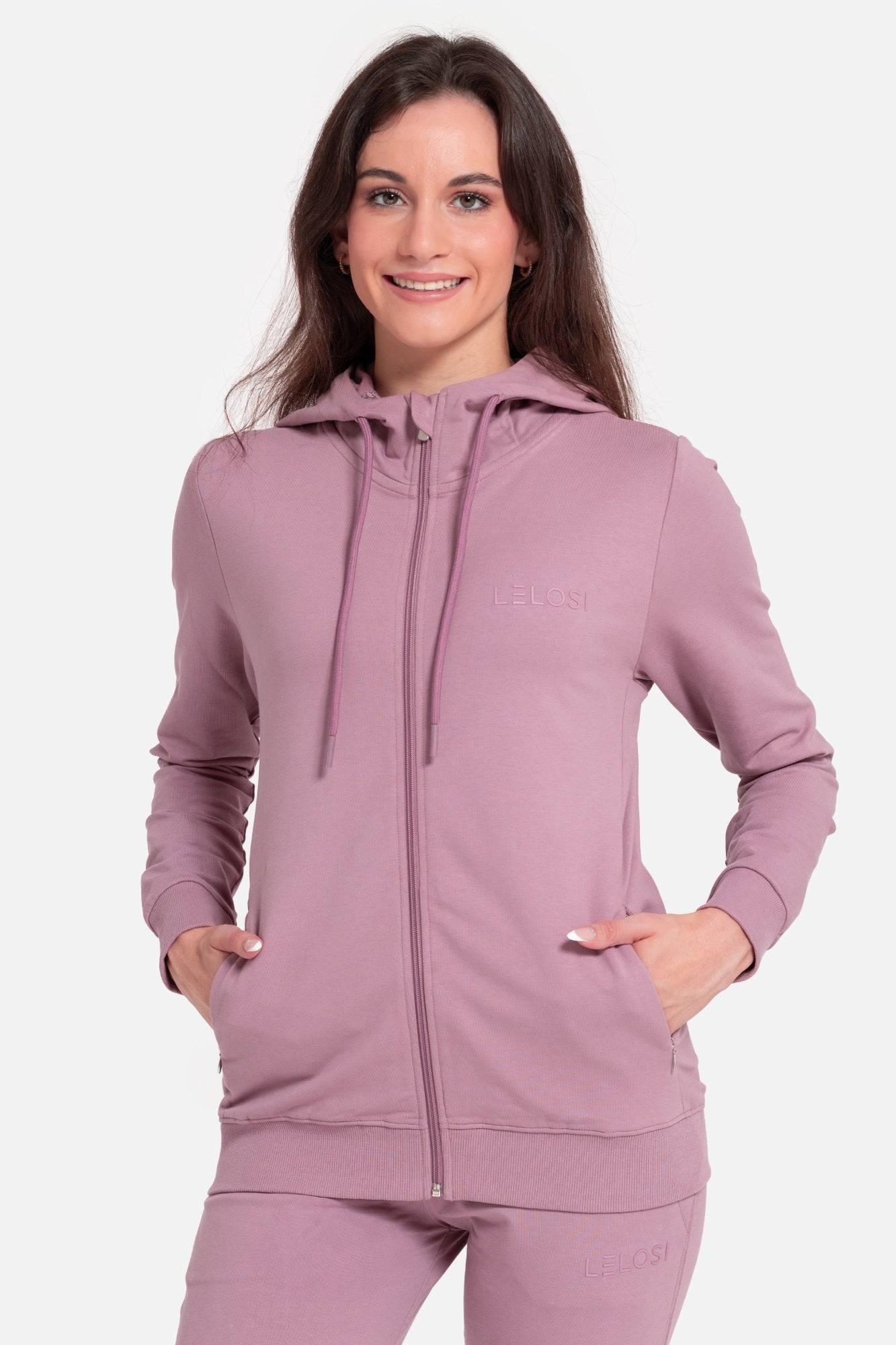 LELOSI Mikina na zip Kesha M