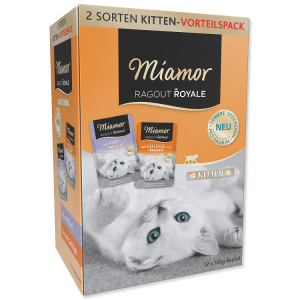 Kapsičky MIAMOR Ragout Royale Kitten multipack v želé 12x100g