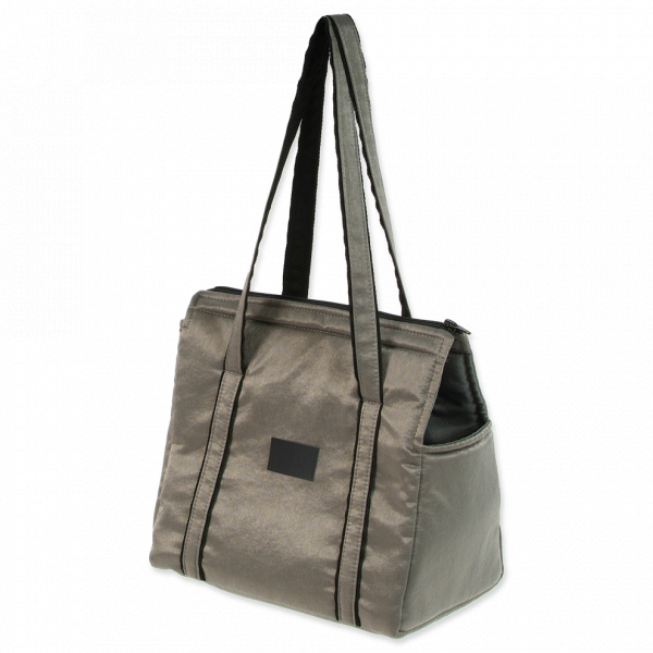 Taška Dog Fantasy Platinum stříbrná 40cm