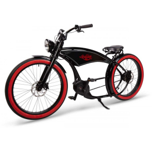 E-BIKE THE RUFFIAN Black/Red Wall 500 Wh