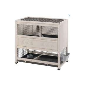 Vnitřní králíkárna dřevěná 107cm