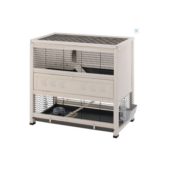 Vnitřní králíkárna dřevěná 107cm