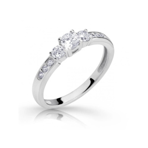 Cutie Diamonds Prsten z bílého zlata s diamanty DZ6806-2360-10-X-2 48 mm