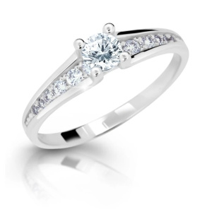 Cutie Diamonds Zásnubní prsten z bílého zlata s diamanty DZ6822-2956-10-X-2 52 mm
