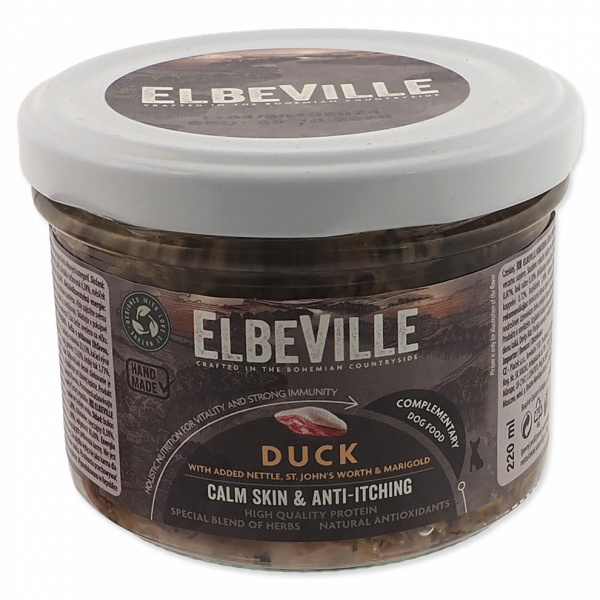 Sklenice Elbeville Calm Skin & Anti-Itching kachna s kopřivou, třezalkou a měsíčkem 220ml