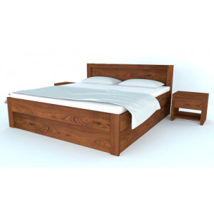 Postelia RIO s úložným prostorem, Buk 200x200