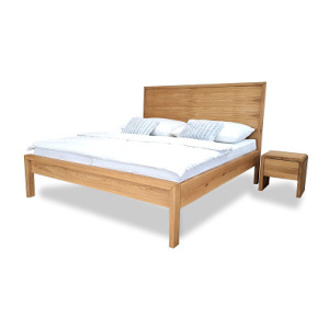 Postelia MATEO Buk 200x200 cm