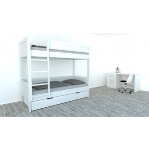 Postelia Patrová postel BAMBINO Buk 2v1 90x200 cm