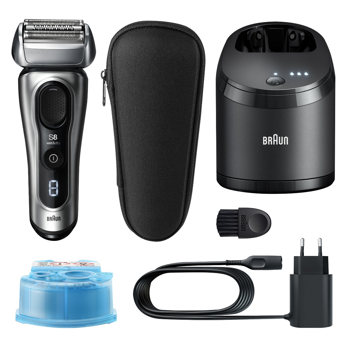 Braun Series 8 8467cc pánský holicí strojek Silver - Obrázek 3