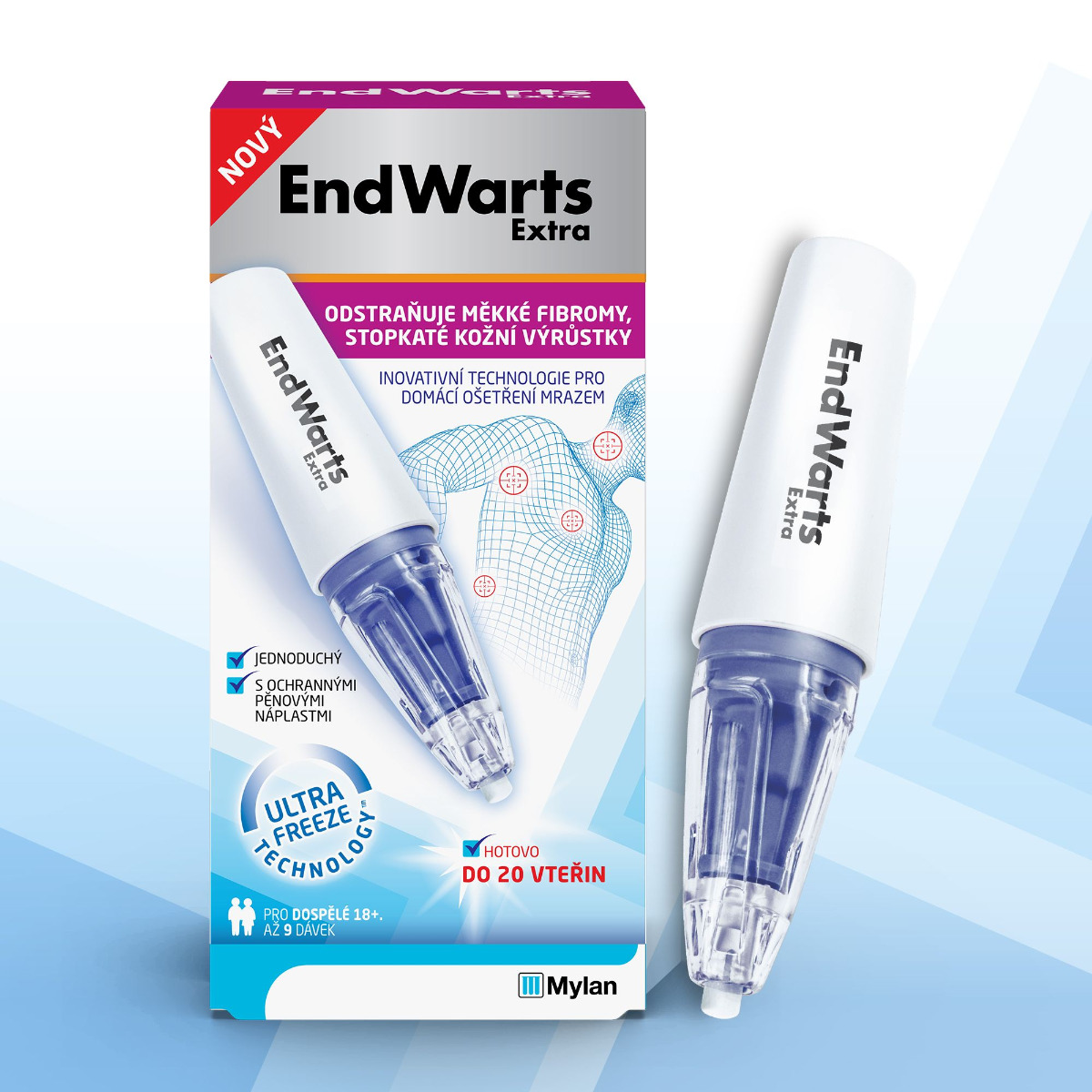 EndWarts Extra kryoterapie fibromů 14,3 g - Obrázek 5