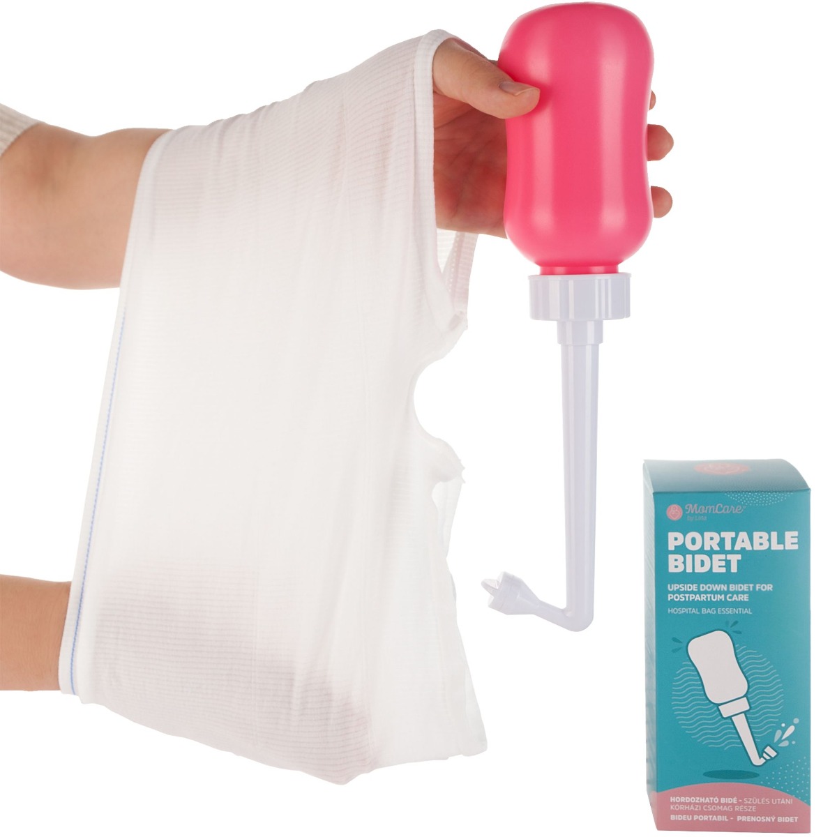 MomCare Intimní sprška + cestovní obal - Obrázek 2