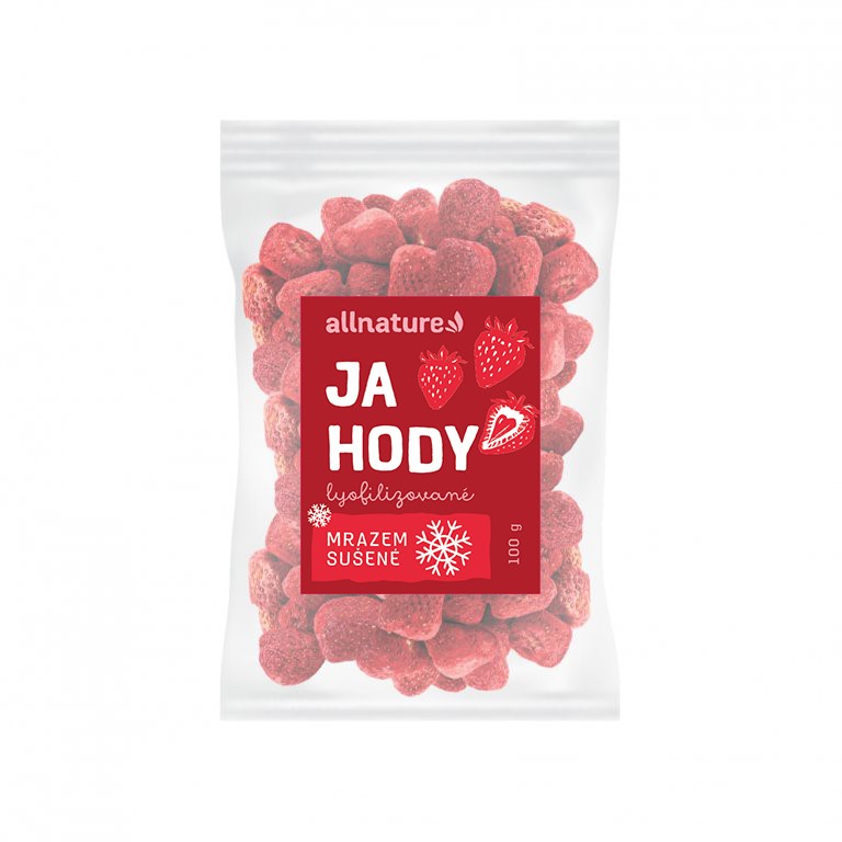 Allnature Jahody sušené mrazem 100 g - Obrázek 2