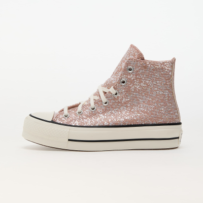 Tenisky Converse Chuck Taylor All Star Lift Platform Glitter Dusty Cinder/ Egret/ Black EUR 41