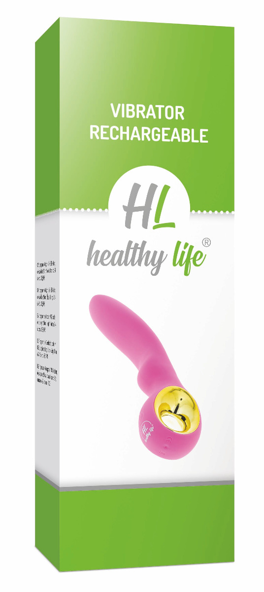 Healthy life Vibrator Rechargeable pink 0601570103 - Obrázek 2