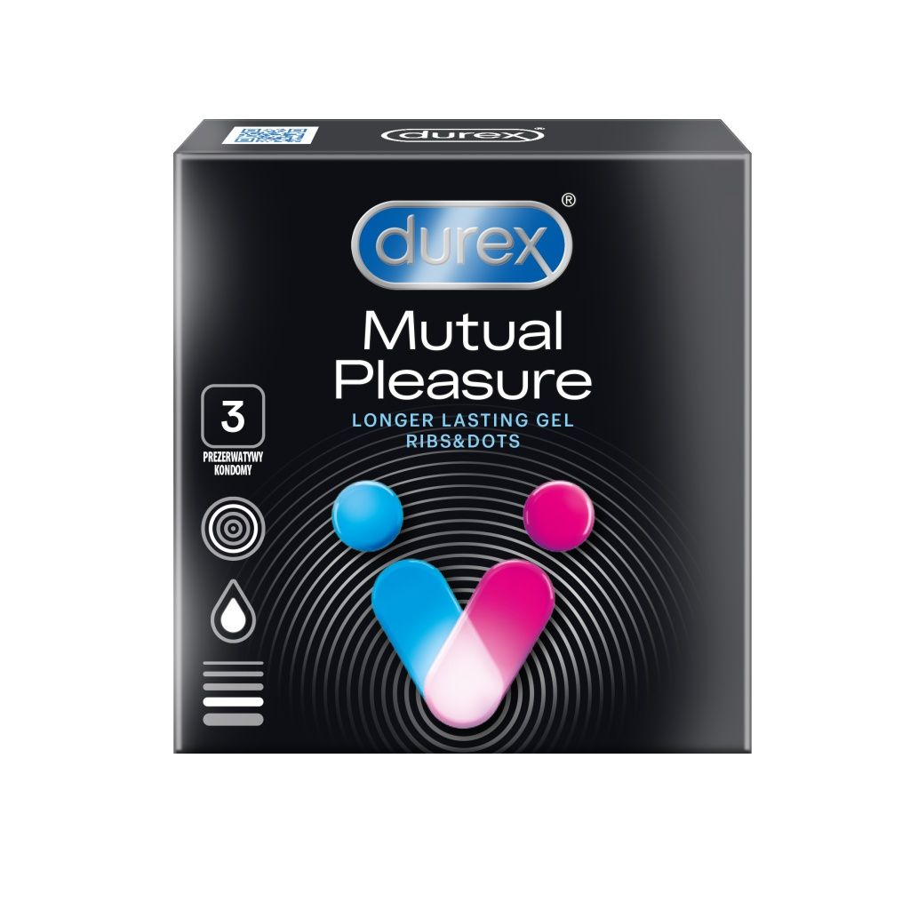 Durex Mutual Pleasure kondomy 3 ks - Obrázek 3