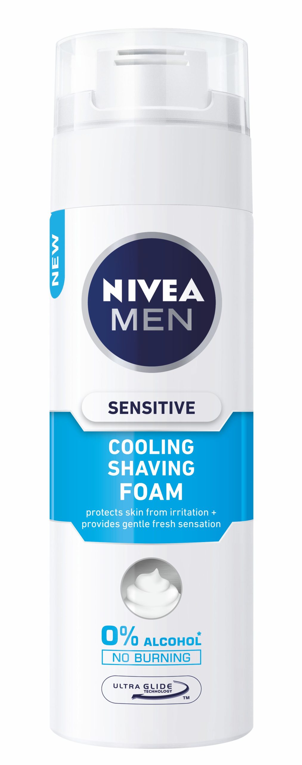 Nivea Men Sensitive Cool pěna na holení pro muže 200 ml - Obrázek 2