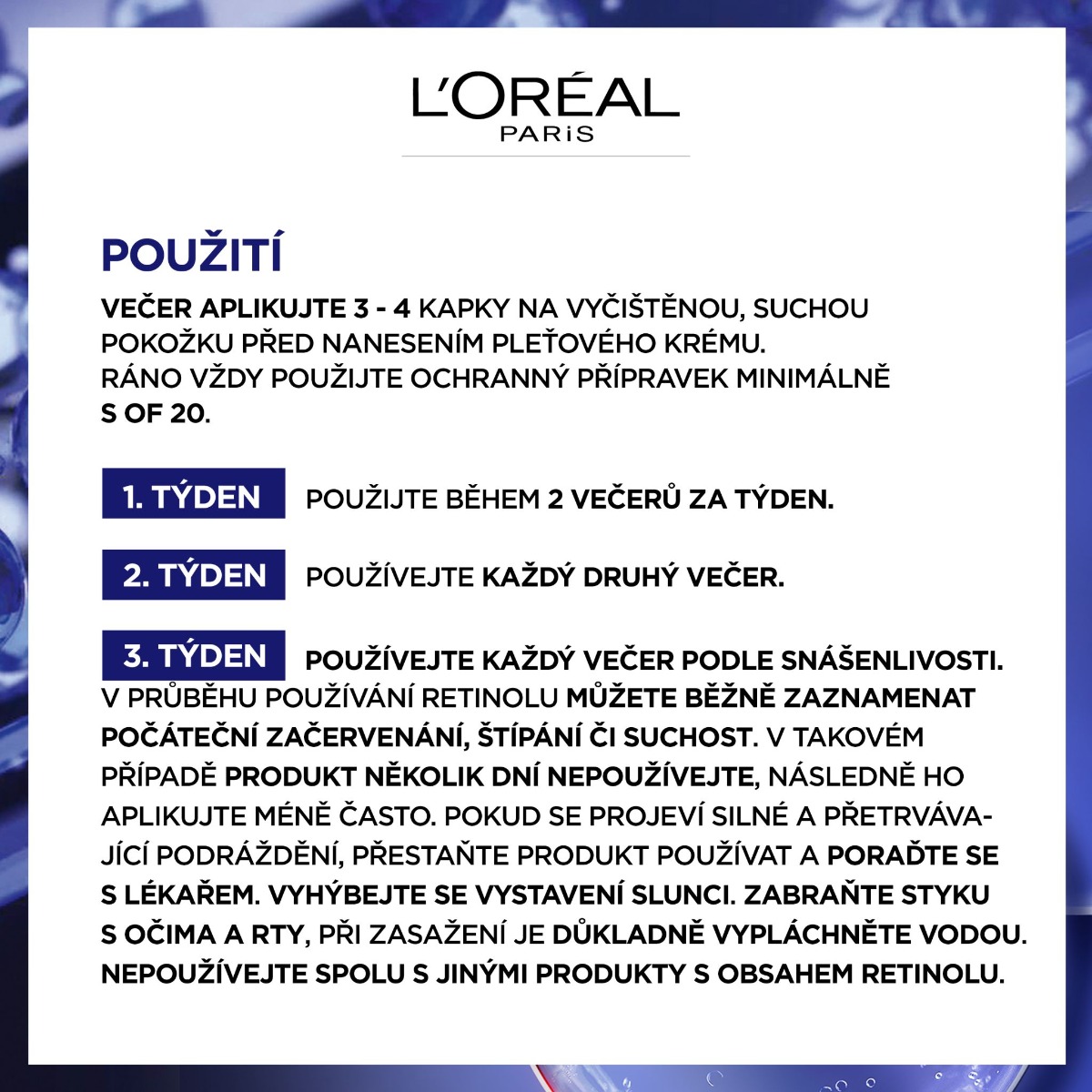 Loréal Paris Revitalift Laser noční sérum s retinolem 30 ml - Obrázek 5