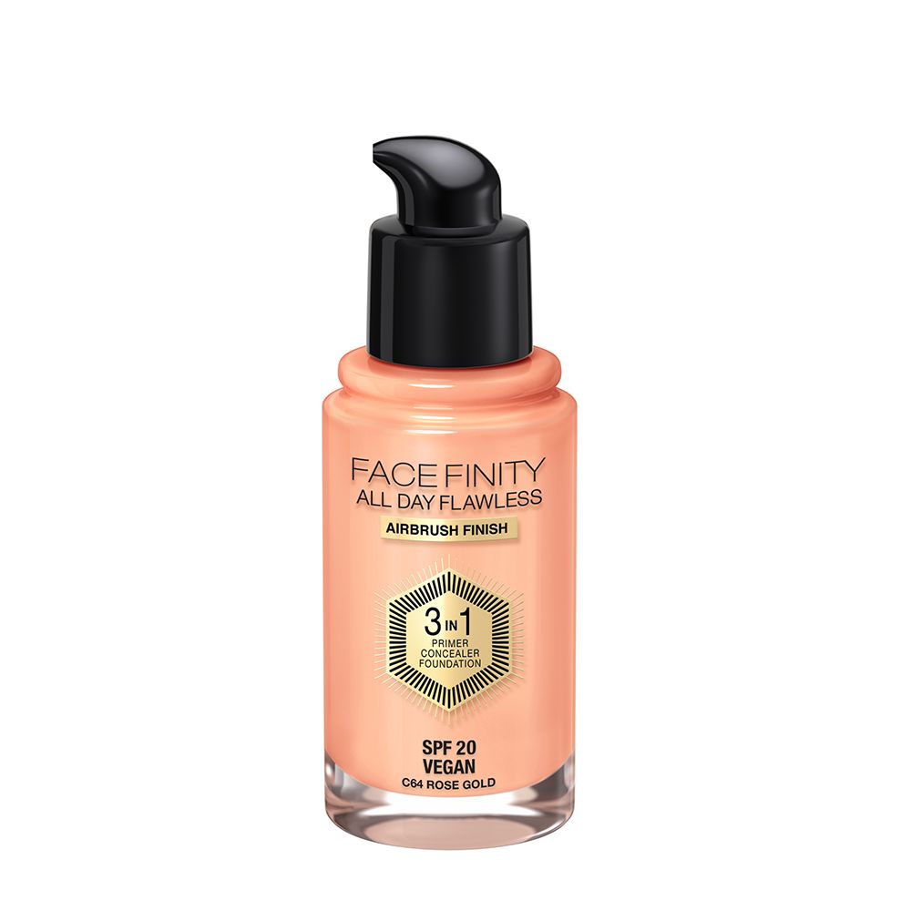 Max Factor Facefinity All Day Flawless 3v1 make-up C64 Rose Gold 30 ml - Obrázek 2