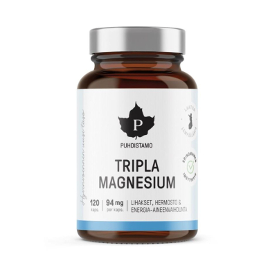 Puhdistamo Triple Magnesium 120 kapslí