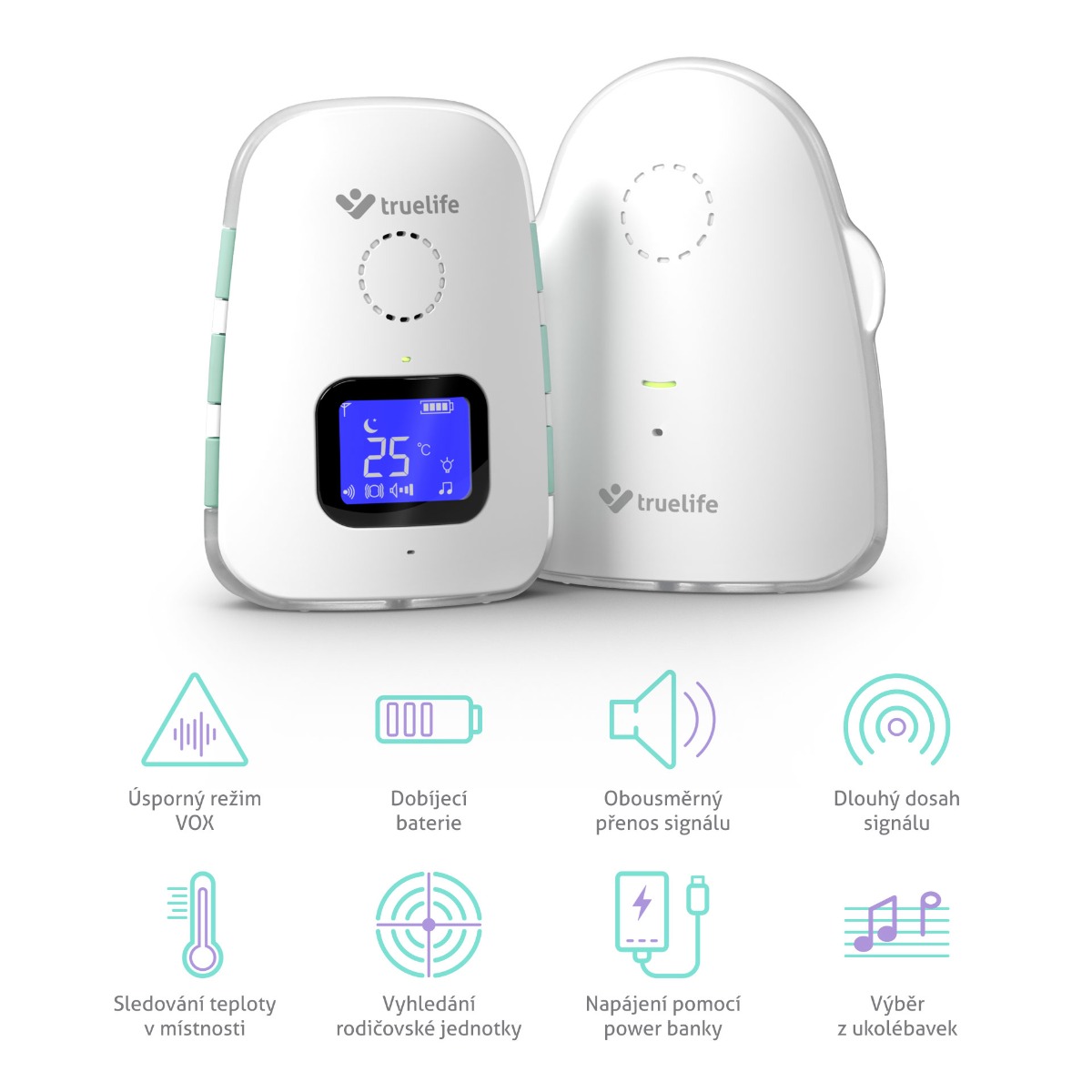 Truelife NannyTone VM3 dětská audiochůvička - Obrázek 2