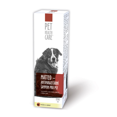Pet health care MATTEO antiparazitární šampon pro psy 200 ml