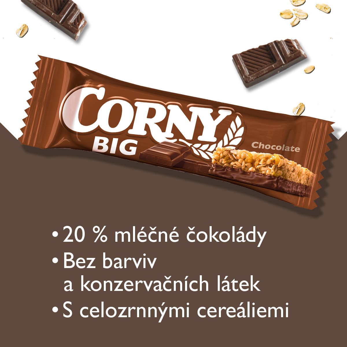 Corny BIG čokoláda müsli tyčinka 50 g - Obrázek 5