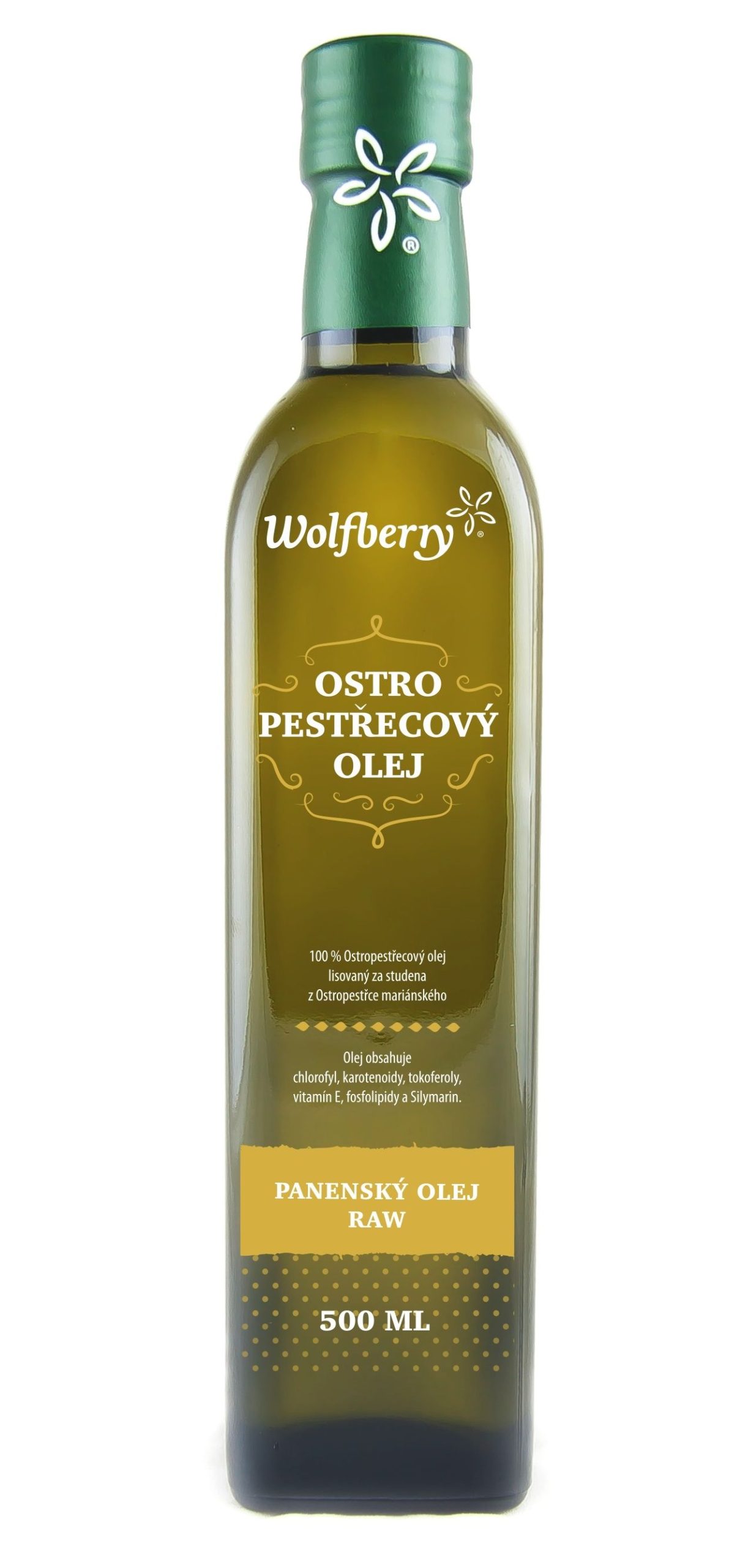 Wolfberry Ostropestřecový olej 500 ml - Obrázek 2