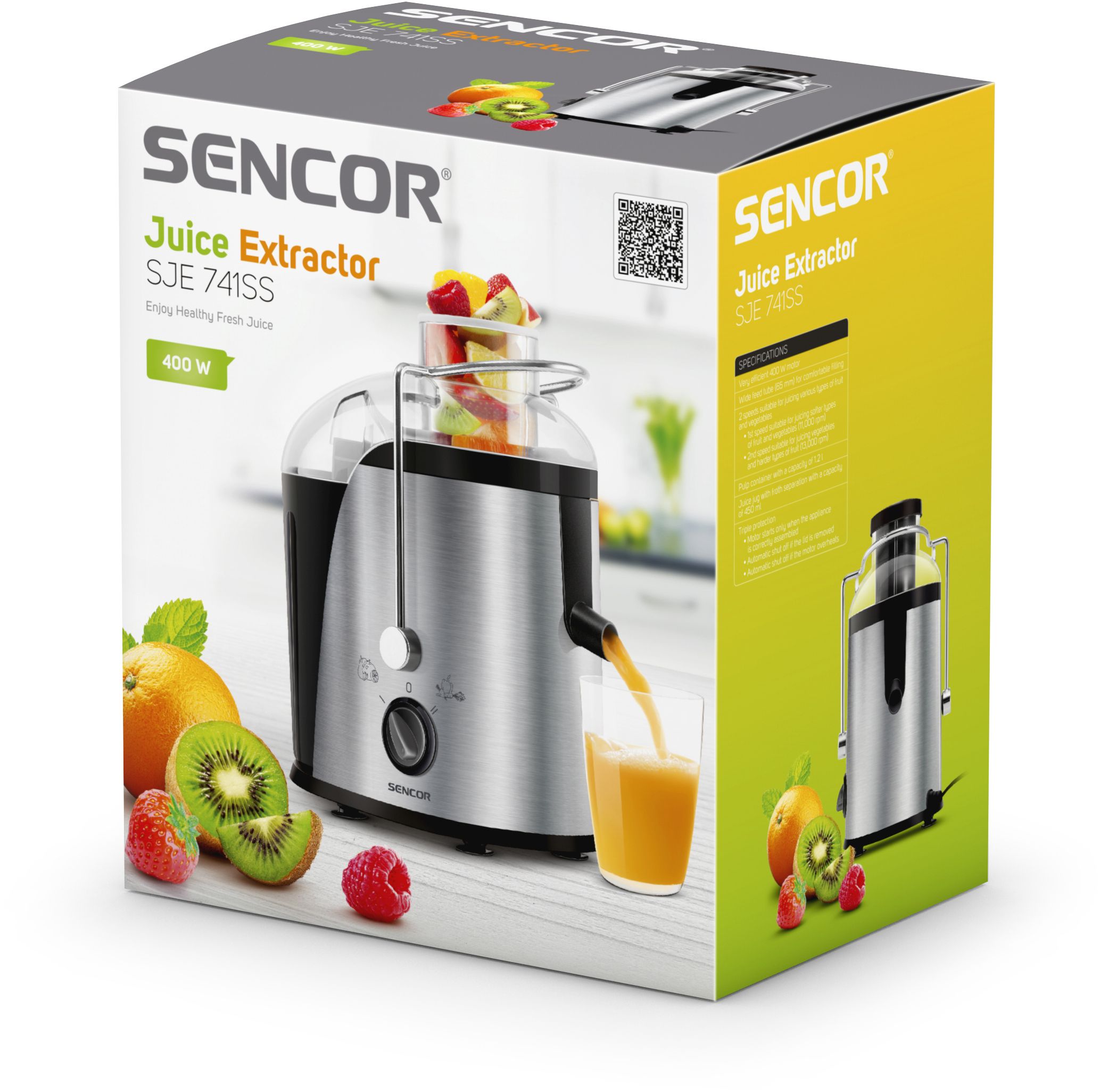 SENCOR SJE 741SS odšťavňovač - Obrázek 3
