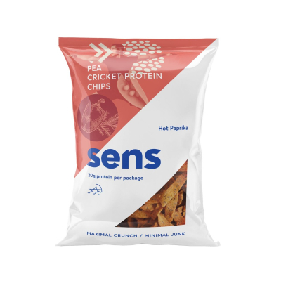 SENS Cvrččí Protein chipsy Pikantní paprika 80 g