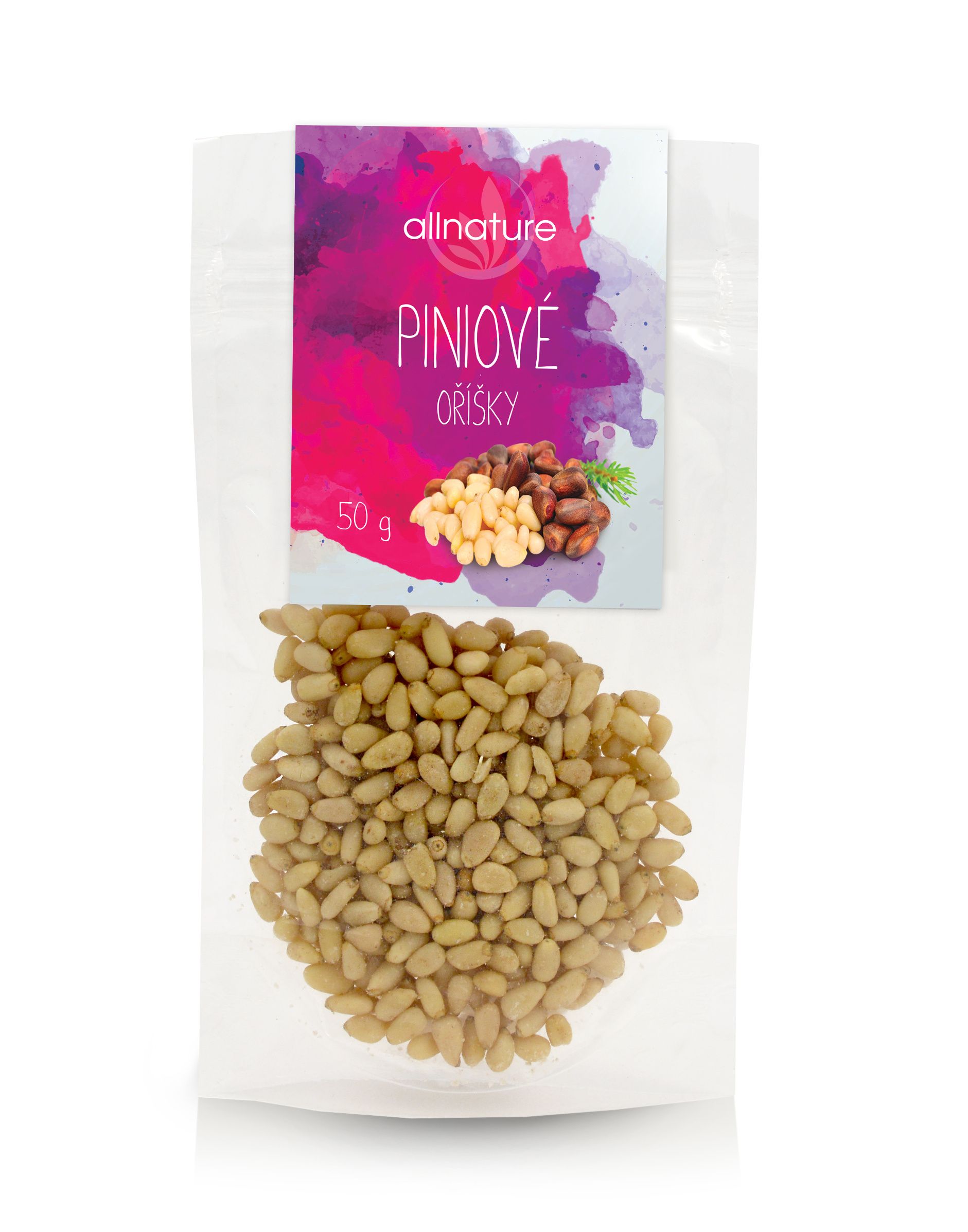 Allnature Piniové oříšky 50 g - Obrázek 2