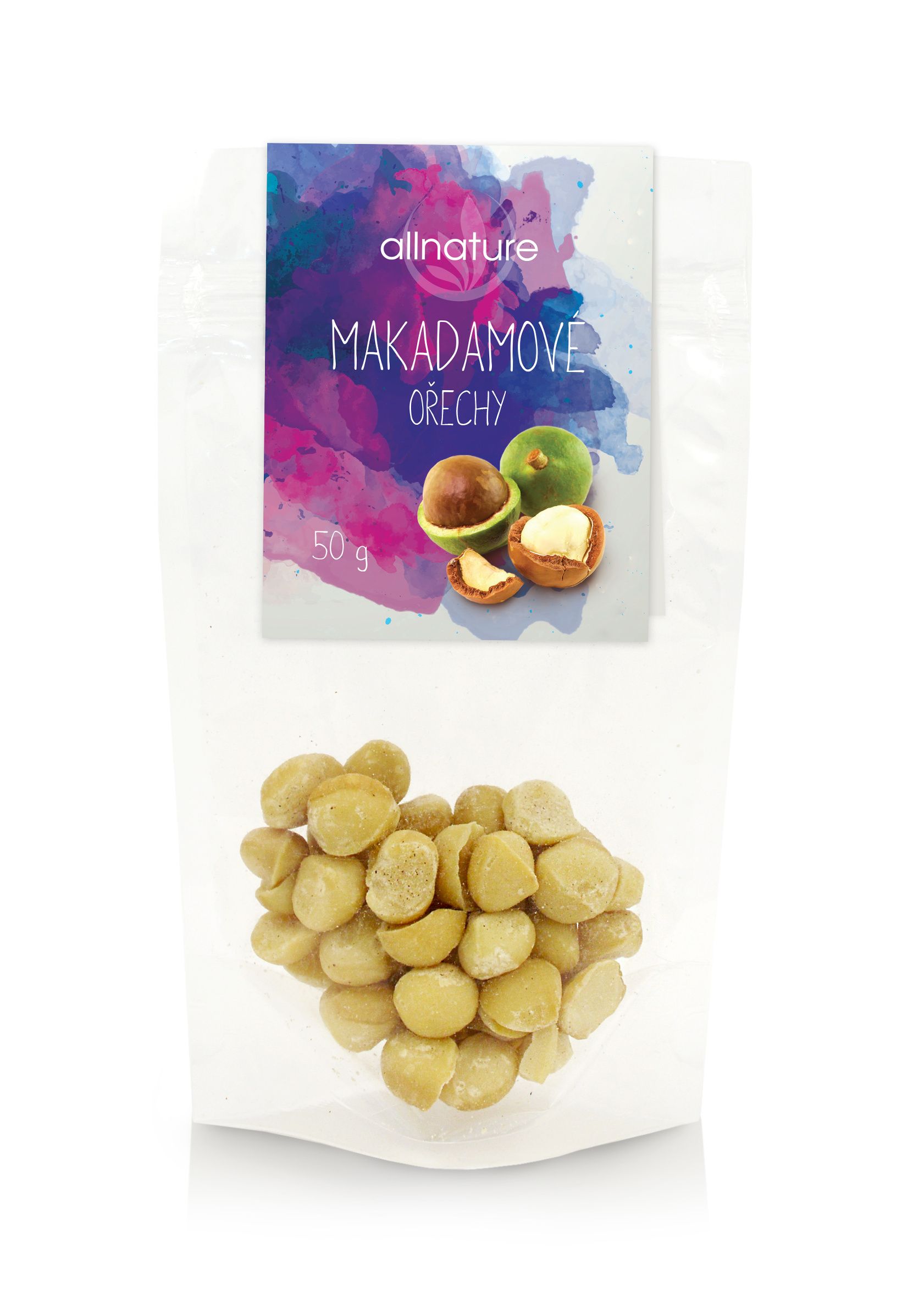 Allnature Makadamové ořechy 50 g - Obrázek 2