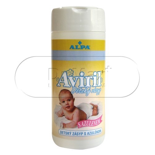 Alpa Aviril Dětský zásyp s azulenem sypačka 100 g - Obrázek 2