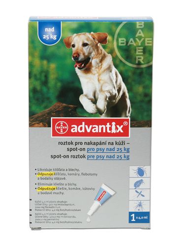 Advantix pro psy od 25 do 40 kg spot-on 1x4 ml - Obrázek 3