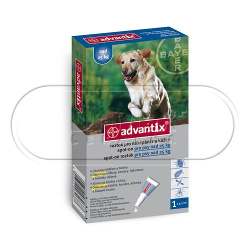 Advantix pro psy od 25 do 40 kg spot-on 1x4 ml - Obrázek 2