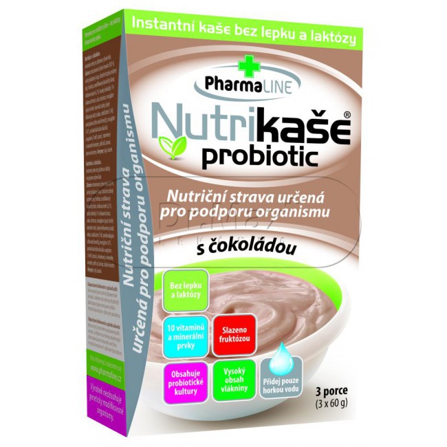 Nutrikaše probiotic s čokoládou 3x60 g - Obrázek 2