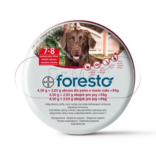 Foresto 4,50 g + 2,03 g obojek pro psy nad 8 kg 70 cm 1 ks - Obrázek 2