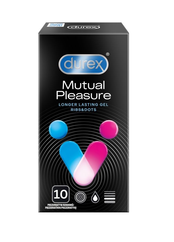 Durex Mutual Pleasure kondomy 10 ks - Obrázek 3