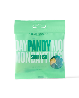 PÄNDY Candy Sour Fish gumové bonbony 50 g