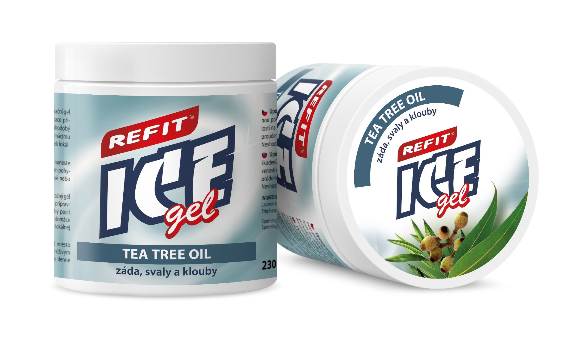 Refit Ice Masážní gel s Tea Tree Oil 230 ml - Obrázek 2